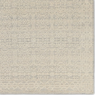 Jaipur Living Reign Ria REI15 Cream/Blue Area Rug Detail Image