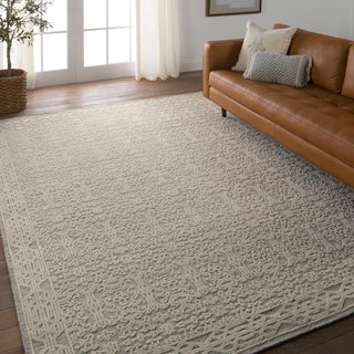 Jaipur Living Reign Ria REI15 Cream/Blue Area Rug Lifestyle Image Feature