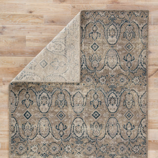 Jaipur Living Revolution Williamsburg REL06 Gray/Navy Area Rug Folded Backing Image