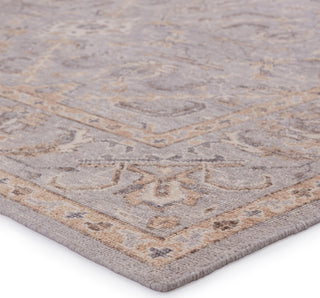 Jaipur Living Revolution Wyndham REL12 Light Gray/Tan Area Rug - Corner