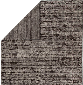 Jaipur Living Reverb Kinetic REP01 Black/Ivory Area Rug by Pollack - Folded Corner