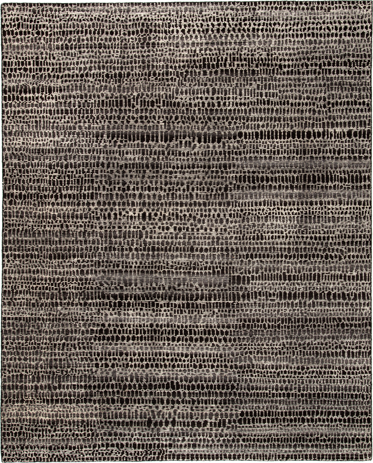 Jaipur Living Reverb Kinetic REP01 Black/Ivory Area Rug by Pollack - Top Down