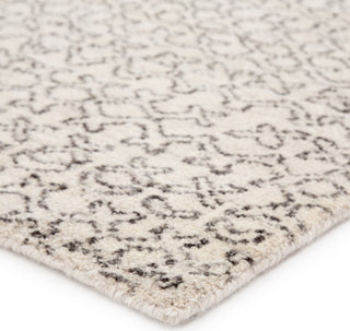 Jaipur Living Reverb REP02 Ivory/Black Area Rug by Pollack - Corner