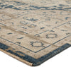 Jaipur Living Rhapsody Cadenza RHA01 Beige/Dark Blue Area Rug Corner Image