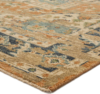 Jaipur Living Rhapsody Cadenza RHA02 Orange/Blue Area Rug Corner Image