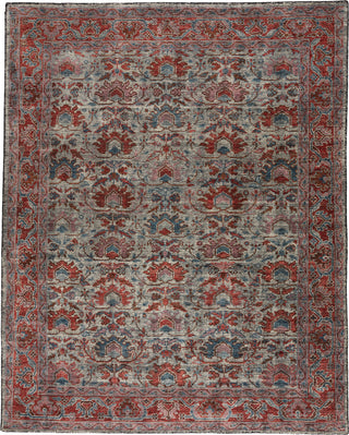 Jaipur Living Rhapsody Maebry RHA09 Red/Blue Area Rug - Top Down