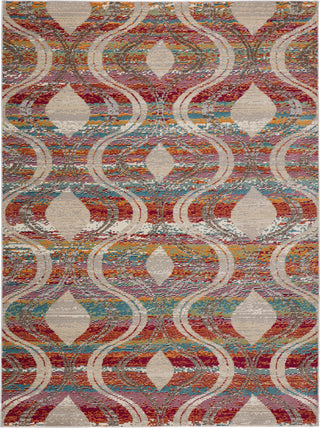 Jaipur Living Rhythmik Jive RHN02 Red/Multicolor Area Rug by Nikki Chu