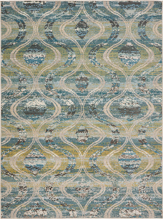 Jaipur Living Rhythmik Jive RHN03 Blue/Green Area Rug by Nikki Chu