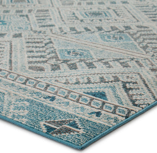 Jaipur Living Rhythmik Sax RHN07 Blue/White Area Rug by Nikki Chu