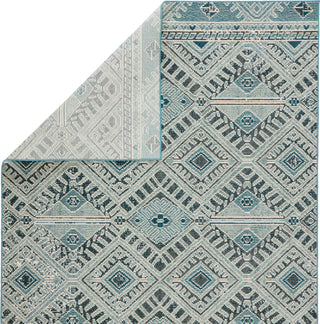 Jaipur Living Rhythmik Sax RHN07 Blue/White Area Rug by Nikki Chu