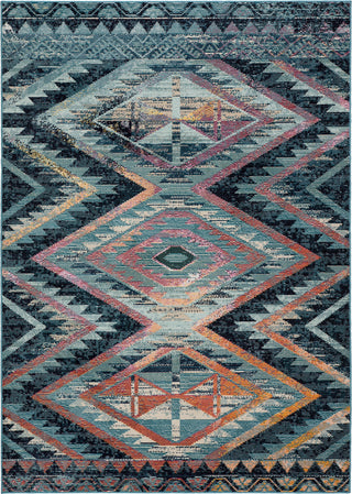 Jaipur Living Rhythmik Decca RHN10 Blue/Multicolor Area Rug by Nikki Chu Main Image