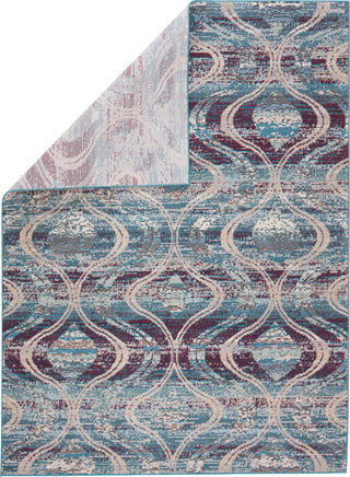 Jaipur Living Rhythmik by Jive RHN12 Blue Area Rug Nikki Chu