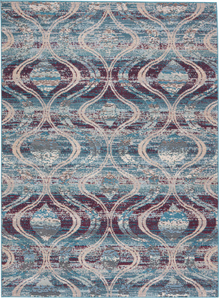 Jaipur Living Rhythmik by Jive RHN12 Blue Area Rug Nikki Chu