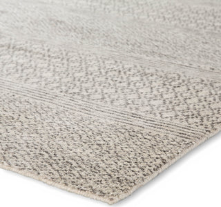 Jaipur Living Rize Neema RIZ02 Ivory/Dark Gray Area Rug Corner Image