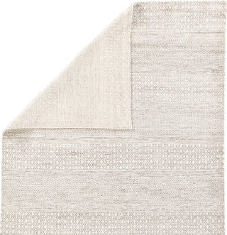 Jaipur Living Rize Neema RIZ02 Ivory/Dark Gray Area Rug Folded Backing Image