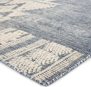 Jaipur Living Rize Torsby RIZ07 Blue/Ivory Area Rug Corner Image