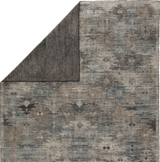 Jaipur Living Rize Nakoda RIZ08 Black/White Area Rug Folded Backing Image