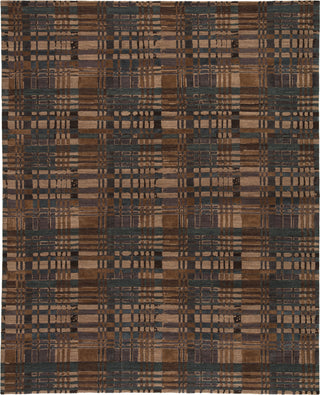 Jaipur Living Reconnext by Jenny Jones Outlander RJJ06 Green/Brown Area Rug - Top Down