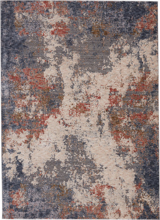 Jaipur Living Raveen Hemet RVE01 Blue/Red Area Rug - Top Down