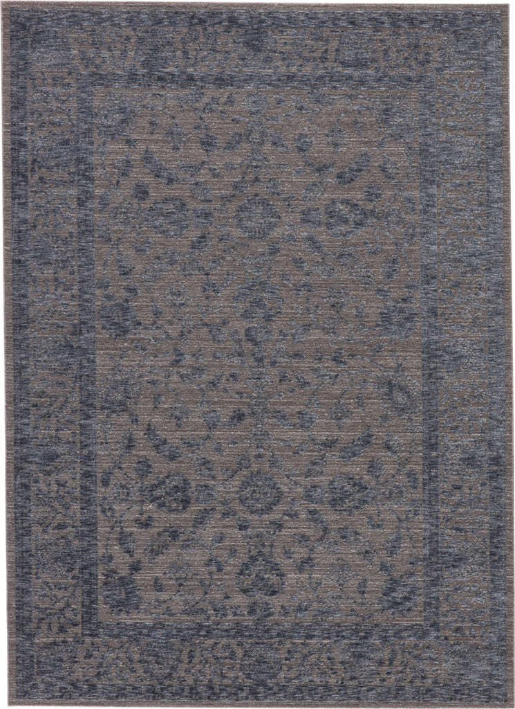 Jaipur Living Raveen Indio RVE04 Blue/Gray Area Rug - Top Down