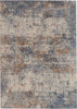 Jaipur Living Raveen Eastvale RVE06 Blue/Tan Area Rug - Top Down