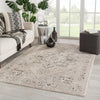 Jaipur Living Revel Reza RVL01 Ivory/Dark Blue Area Rug Lifestyle Image Feature