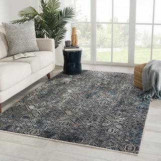 Jaipur Living Revel Sinbad RVL05 Dark Blue/Gray Area Rug Lifestyle Image Feature