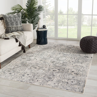 Jaipur Living Revel Morgiana RVL06 Gray/Ivory Area Rug Lifestyle Image Feature