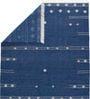 Jaipur Living Revelry Calli RVR02 Blue/White Area Rug Folded Backing Image