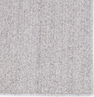 Jaipur Living San Clemente Maracay SAC01 Light Gray/White Area Rug Corner Close Up Image