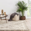 Jaipur Living Safi Majorelle SAF02 Cream/Brown Area Rug Lifestyle Image Feature