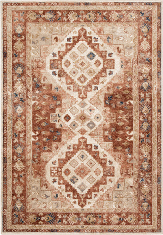 Jaipur Living Sarinen Sunkaya SAR01 Red/Beige Area Rug