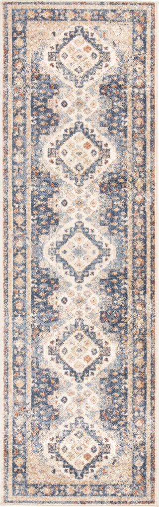 Jaipur Living Sarinen Sunkaya SAR02 Blue/Beige Area Rug