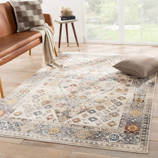 Jaipur Living Sarinen Kayseri SAR04 Multicolor/Blue Area Rug Lifestyle Image Feature