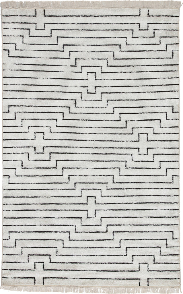 Jaipur Living Satellite Alloy SAT02 White/Black Area Rug