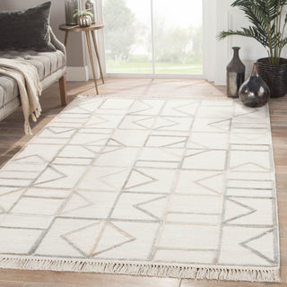 Jaipur Living Satellite Circuit SAT06 Ivory Area Rug Lifestyle Image Feature