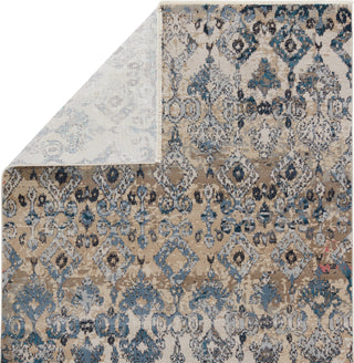 Jaipur Living Sanaa By Nikki Chu Asani SBC02 Blue/Tan Area Rug - Folded Corner