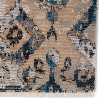 Jaipur Living Sanaa By Nikki Chu Asani SBC02 Blue/Tan Area Rug - Close Up