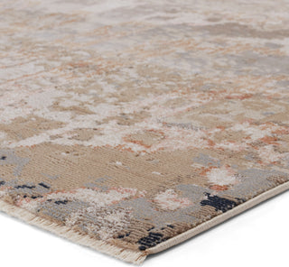 Jaipur Living Sanaa By Nikki Chu Yarden SBC04 Tan/Gray Area Rug Corner Image