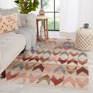 Jaipur Living Sanaa By Nikki Chu Zevi SBC05 Pink/Beige Area Rug Lifestyle Image Feature