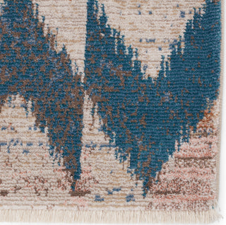 Jaipur Living Sanaa By Nikki Chu Zevi SBC06 Blue/Beige Area Rug