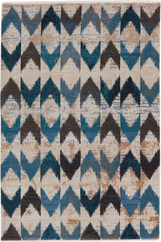 Jaipur Living Sanaa By Nikki Chu Zevi SBC06 Blue/Beige Area Rug