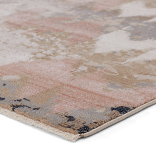 Jaipur Living Sanaa By Nikki Chu Zevi SBC07 Beige/Light Pink Area Rug Corner Image