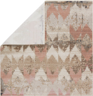 Jaipur Living Sanaa By Nikki Chu Zevi SBC07 Beige/Light Pink Area Rug Folded Backing Image