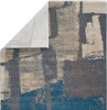 Jaipur Living Sanaa By Nikki Chu Lehana SBC12 Blue/Gray Area Rug Folded Backing Image