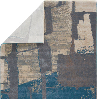 Jaipur Living Sanaa By Nikki Chu Lehana SBC12 Blue/Gray Area Rug Folded Backing Image