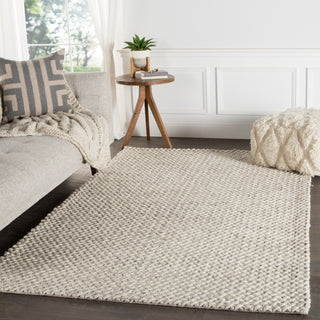 Jaipur Living Scandinavia Dula Alta SCD05 Gray/White Area Rug Lifestyle Image Feature