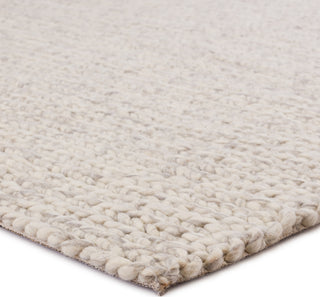 Jaipur Living Scandinavia Dula Braiden Cream/Light Gray Area Rug Corner Image