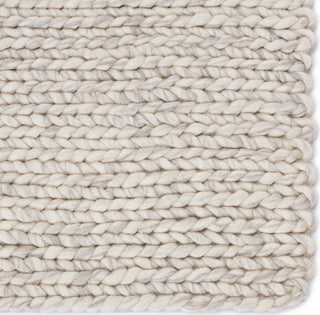 Jaipur Living Scandinavia Dula Braiden Cream/Light Gray Area Rug Corner Close Up Image