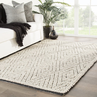 Jaipur Living Scandinavia Dula Kohinoor SCD22 Gray/Cream Area Rug Lifestyle Image Feature